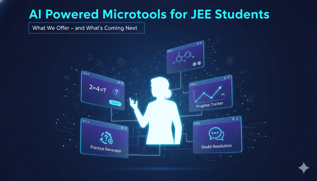 AI Powered Microtools for JEE Students: What We Offer – and What's Coming Next