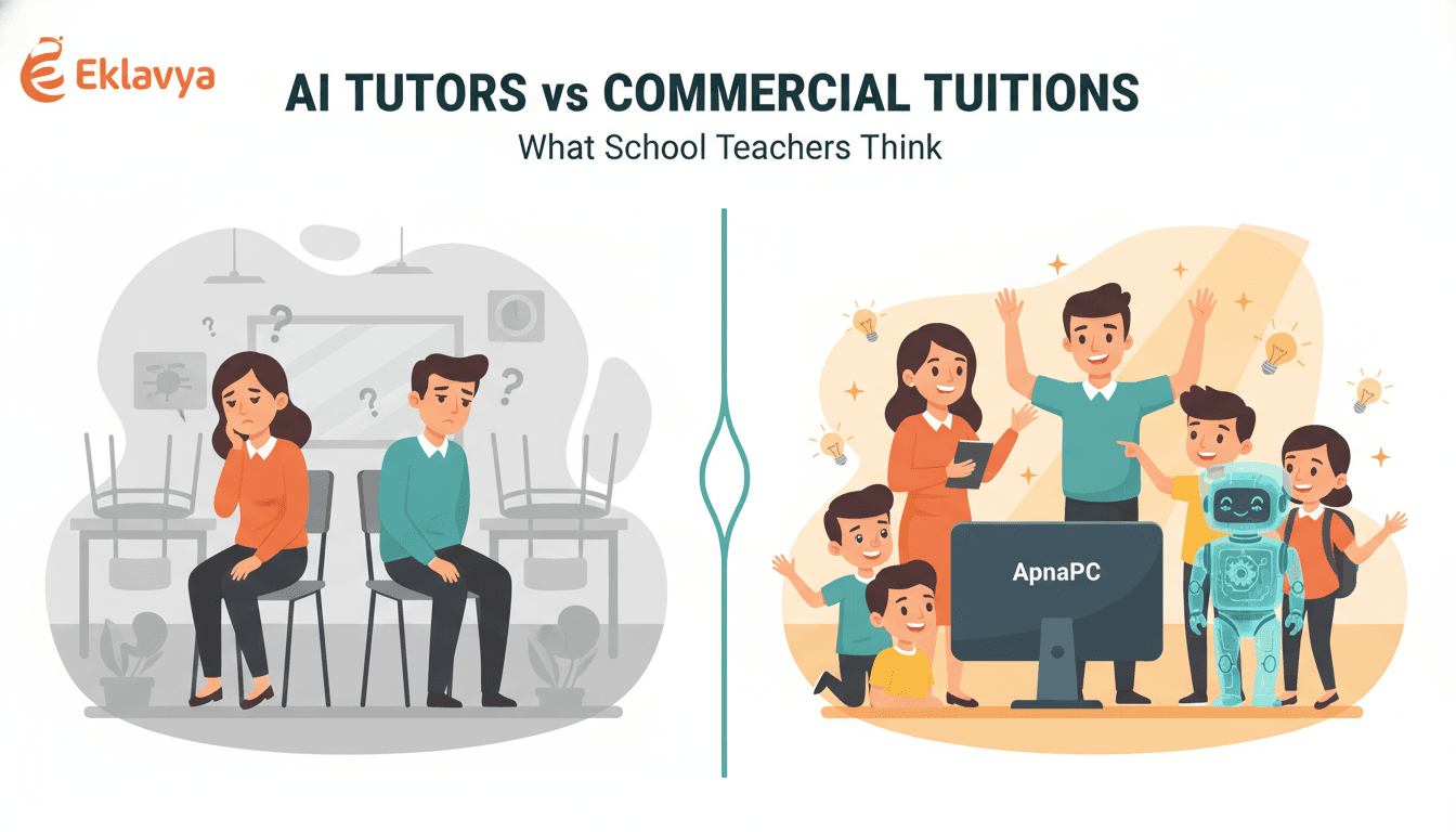 AI Tutors vs Commercial Tuitions: What do school teachers think?